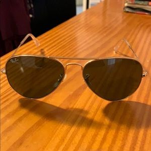 Ray-Ban aviator sunglasses
